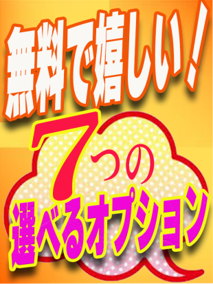 選べる7つの無料オプション！！イメージ画像